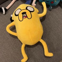 핀과 제이크의 어드벤처 타임 Adventure Time 제이크 핀 비모 캐릭터 굿즈 봉제인형 크로스백, 제이크인형-37cm