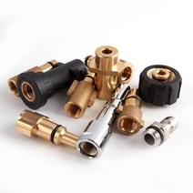 세차프리워시 폼랜스 스노우폼 Nilfisk 스노우 폼 랜스 노즐 어댑터 용 Karcher 고압 워터 건 커넥터 자동차 세탁기, For Karcher, 5Nozzle