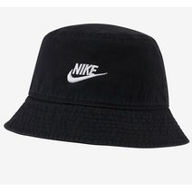 [나이키] U NSW 퓨추라 워싱 버킷 햇 DC3967_010, 블랙