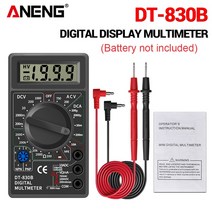 전기테스터기 ANENG DT9205A 멀티미터 multimeter tester 멀티테스터기 테스터기 전기 멀티 미터 디지털 AC/DC 트랜지스터 테스터 esr NCV 테스트 Pro, [01] DT9205A blue