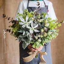 센터피스 오브제화환 Enhe 디자이너 꽃다발 녹색 꽃 신선한 자연 꽃 세트 장식 장식, 엔헤 디자이너 부케
