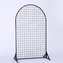 철망 액세서리 진열대 매대 메쉬망 스탠드 철제 렉, 사각형 160X80cm