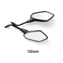 악세사리 오토바이 백미러 스쿠터 모토크로스 일렉트로 모바일 백 사이드 볼록 거울 810mm 2 개쌍, 2.10mm