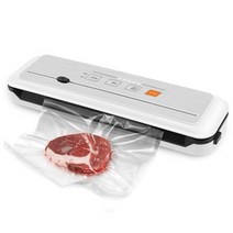 가정용진공포장기 실링기 수비드 식품 진공 실러 포장 기계 백 포장기 저장 용, 21 PC White+100-120V US PLUG