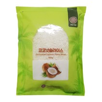 건조 코코넛 슬라이스 400g 이든타운 코코넛롱, 1개