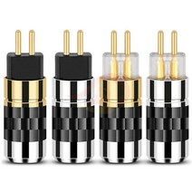오디오 어댑터 um3x w4r ue18 hifi 헤드셋 금도금 0.78 플러그 이어폰 액세서리 용 2 쌍 2pin 0.78mm 커넥터 헤드폰 어댑터, 믹스 컬러