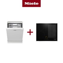 234398 Miele 밀레 G7314C SC(BW) 식기세척기(+파워디스크 7개 울트라탭 60P 1박스)+KM7464 FR 인덕션 4구(+액세서리 3종), G7314C SC(BW)+KM7464 FR