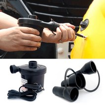 튜브 에어배드 고무보트 차량 공기 주입기 에어 펌프