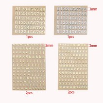 레진탑꾸재료 2pcs 투명 장식 스티커 수지 충전재 키트 고양이 소원 uv 에폭시 수지 필러 diy 실리콘 금형 공예 보석 만들기, 6개 세트02