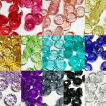 와컴 크런치 슬라임 재료 비즈 공예 컷팅도넛비즈 15종 (20EA), 연핑크