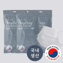 데이메이드 국내생산 약사회납품 3중 일회용마스크 대형 30매 (10매입x3개)