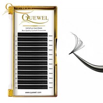 Quewel-쉬운 팬 볼륨 속눈썹 연장 블루밍 자체 제작 개화 빠른 두꺼운 인조 밍크, 03 D_03 0.12mm_10 17mm