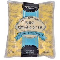 새롬푸드 맛좋은 알파옥수수가루 1kg, 1개