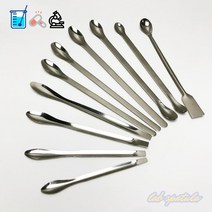 스테인레스 스틸 작은 약 숟가락 시약 스푼 단일 및 양방향 실험실