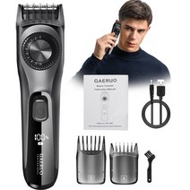 수염 트리머 헤어 클리퍼 헤어 트리머 남성용 무선 전기 면도기 손질 키트 USB 충전식 및 LED 디스플레이