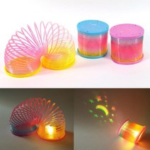 시둥마켓_플라스틱링 판촉선물 레인보우링 답례 생일품 단체 무지개링 조명링 요술링 어린이 라이트링