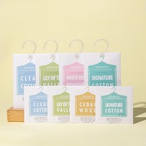 1200M 데이필데이 옷장 샤쉐 15g 6개SET, 옷걸이형 중6p-시그니처코튼