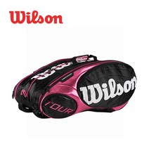 윌슨 - 투어 3단가방 15PK 블랙/핑크/테니스가방