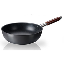 유진토스코 코팅중국팬 업소용 식당용 주방용 궁중팬 튀김팬 볶음팩 웍 세트, 1개, 34cm