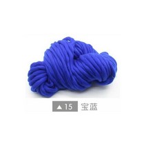 캐시미어목도리뜨기 매우 두꺼운 천연 메리노 울 청키 원사 펠트 로빙 손 뜨개질 스핀 따뜻한 겨울 2021 로트당 2 개, 15 sapphire