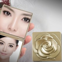 접이식손거울 뒷거울 공주손거울 원형손거울 빗거울, 골드