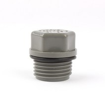 선홈통 PVC 알루미늄 NuoNuoWell PVC 1/2 "수나사 플러그 육각 엔드 캡 호스 커넥터 씰링 파이프 물고, 01 2분의 1 '_01 Grey