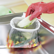 싱크대 음식물 봉투 걸이 (본품), 1개