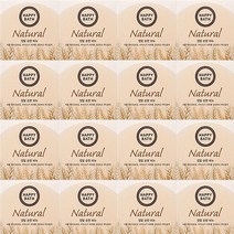 해피바스 밀키 파우더 요거트 바 비누, 90g, 16개