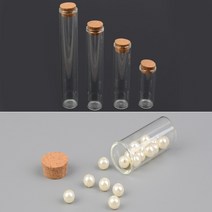 코르크마개유리병 코르크마개병 코르크병 미니유리병, 사이즈, 120mm