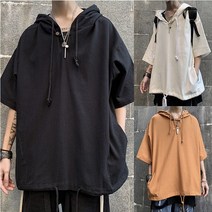 멘즈 입합 아노락 반팔 후드 (3종)