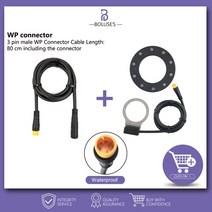 전기자전거 튜닝 부품 액세서리 전기 자전거 kt 10c pas 페달 보조 센서 10 자석 왼쪽 전기 자전거 사이클링, 방수 연장