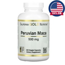 캘리포니아 골드 뉴트리션 페루산 마카 500mg 베지 캡슐, 240정 X 1개