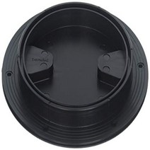 T-H Marine DPS-8-1-DP Sure-Seal Screw Out Deck Plates 8” - Black, 1