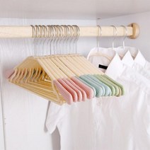 신박한아이템 동대문옷걸이 가디건옷걸이 미끄럼방지 정장 바지 옷가게 컬러풀, 인디블루