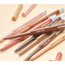 Colorgram 컬러그램 아티스트 포뮬라 크림라이너 8컬러 뒷트임 밑트임 슬림펜슬 아이라이너 섀도우 대신 컬러라이너, 04골드하모니