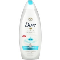 Dove Dove 케어 앤 프로텍트 항균 바디 워시 650ml(22fl oz), 3개