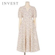 [인베스트] 플라워나염플레어원피스_V2M1OP3571
