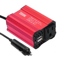 차량용인버터 차량용배터리 멀티소켓 12V 200W 자동차 전원 인버터 12V 220V 및 AC 변환기 110v 온보드 전, 02 US