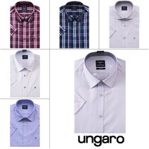 루이까또즈(넥타이) [웅가로]시원한 여름 체크/스트라이프 반팔셔츠 모음