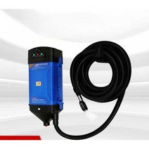 벽걸이형 진공 청소기 세차장 먼지 흡입기 작업장, 수동 파란색 2000W 7.5m 튜브