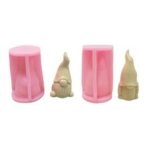 만능 실용적 편리한 3D Gnomes 에폭시 수지 금형 아로마 테라피 석고 비누 실리콘 DIY 공예품 홈 장식품 주조 도구 R7RF, [02] 2 piece set
