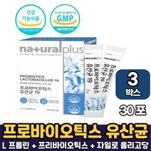 프로바이오틱스 유산균 19 프리바이오틱스 프락토올리고당 신바이오틱스 유사균 포뮬러 먹는법, 3박스, 프로바이오틱스 유산균 x 30포