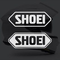 SHOEI 쇼에이 로고스티커, A타입, 150x50mm, 검정