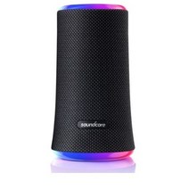앤커 사운드코어 플레어2 360도 완전방수 LED 블루투스 스피커 A3165H11, 블랙