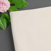 태백섬유 기모 쿠션지 다이마루 사방 스판 원단 무지 크림 아이보리, 크림아이보리(바일)