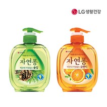 LG생활건강 자연퐁 솔잎/오렌지 주방세제 490ml, 오렌지