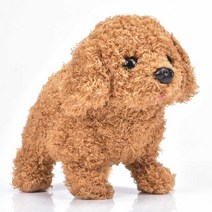 반려로봇 애완 로봇 강아지 개 전자 플러시 꼬리 나무 껍질 테디 장난감 산책 점프 토끼 장난감 부드러운 귀여운 토끼 생일 선물, 하얀 토끼