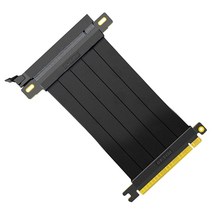 고속 PC 그래픽 카드 PCI 커넥터 케이블 라이저 카드 PCI-E 4.0 X16 유연한 케이블 확장 포트 어댑터, [02] 0.2m, [02] 18 degree