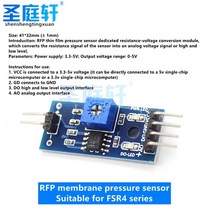 센서 모듈 부품 fsr402 저항 박막 압력 센서 힘 감지 저항 박막 rfp602 계량 센서 모듈, 02 RFP membrane sensor