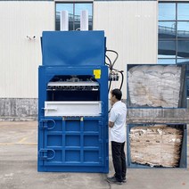 파지 압축기 쓰레기 폐기물 압착 프레스 패트 깡통 켄, 10T 단일 실린더 업그레이드 포장기